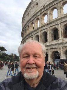 The President of Innovania, his Excellency Dr. Ben A. Carlsen, on a recent unofficial diplomatic visit to Rome, Italy. (courtesy of Innovania Press)